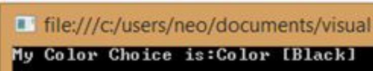 Ouput in Console App